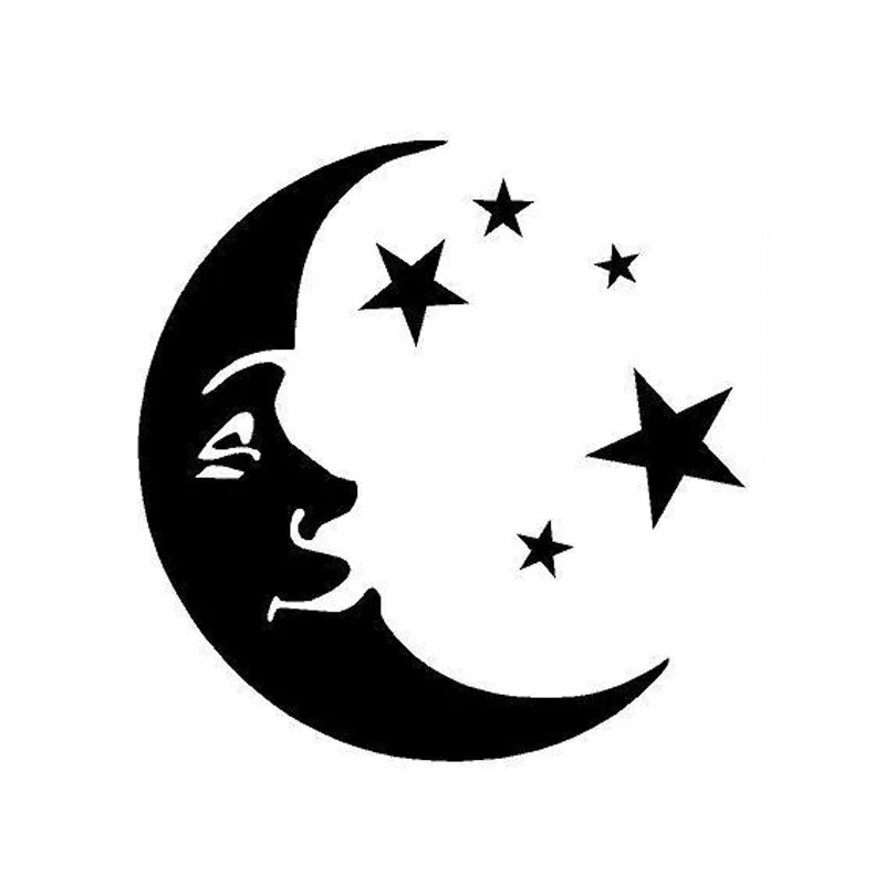 Внешние аксессуары интересная фантазия луна и звезды автомобильные наклейки