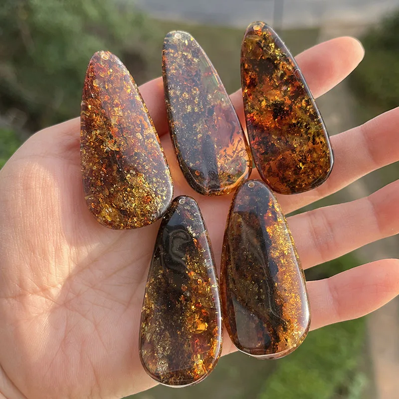 100% натуральный бурштиновый кулон Piebald натуральное уникальное ожерелье Chian дизайн