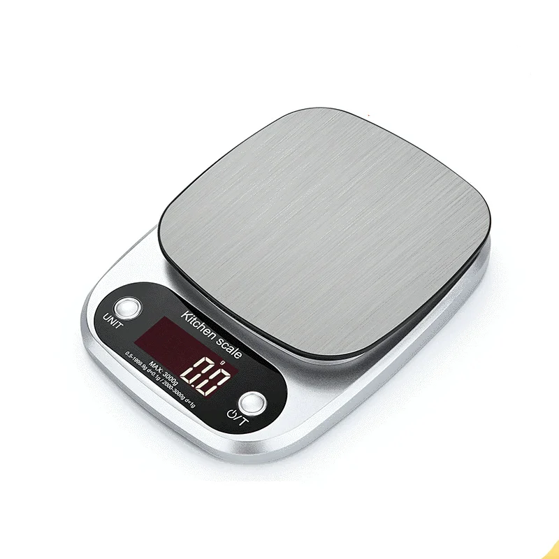 

High Precision Electronic Scale 0.1g Household Kitchen Stainless Steel 5kg Electronic Scale Electronic Scale Kitchen Accessories