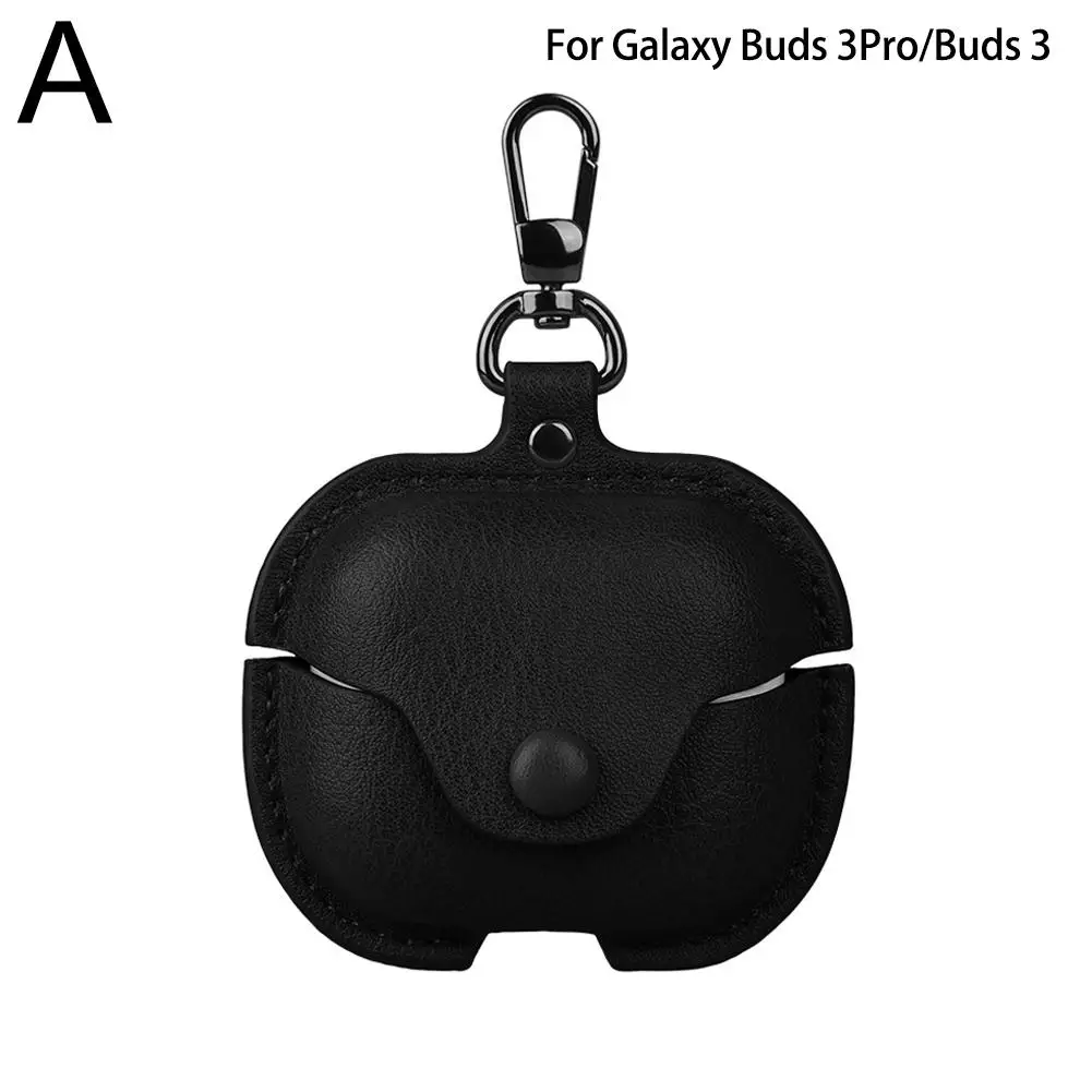 Защитный чехол для наушников с Bluetooth Galaxy Buds 3Pro мягкий из искусственной кожи