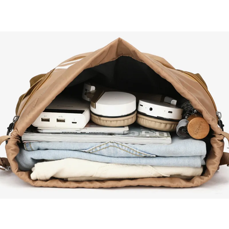 Gym Men's Backpacks Travel Handbag Weekend Shoe Pocket Drawstring Bolsas For Basketball Training And Exercise Women's Sports Bag