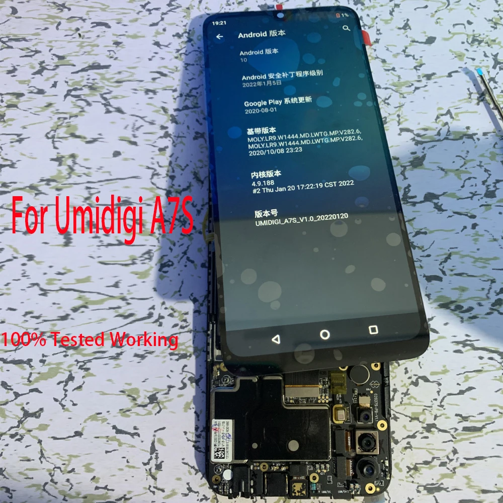 lcd screen for umidigi a7s lcd display touch screen digitizer replacement lcd for umidigi a7s android 10 cell phone free global shipping