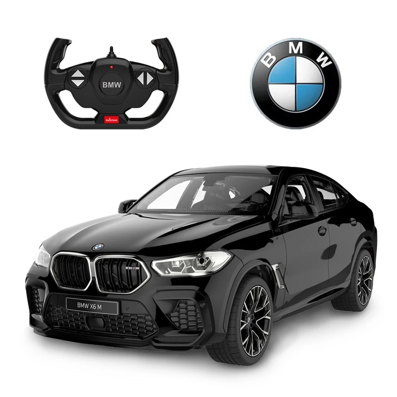 

NEW BMW X6 M RC Car 1:14 Scale Remote Control Car Model Radio Controlled Auto Machine Vehicle Toy Gift for Kids Adults Rastar