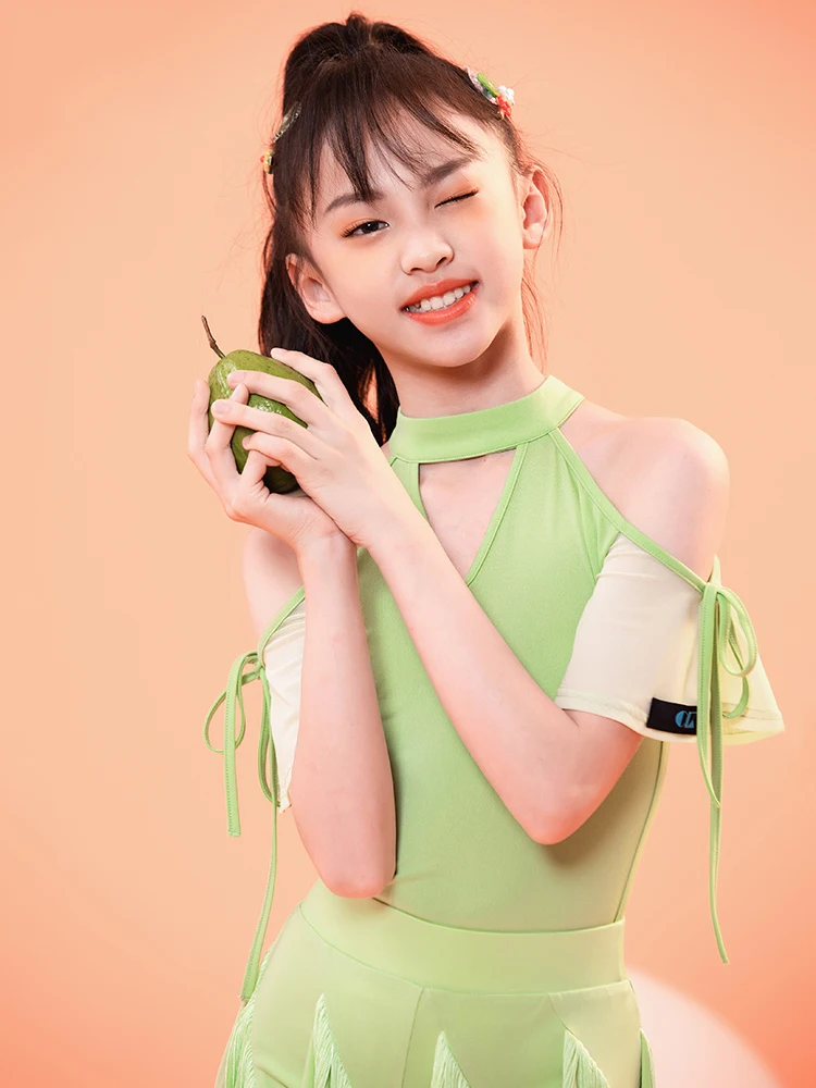 Тренировочная одежда для латиноамериканских танцев комбинезон тренировок румбы