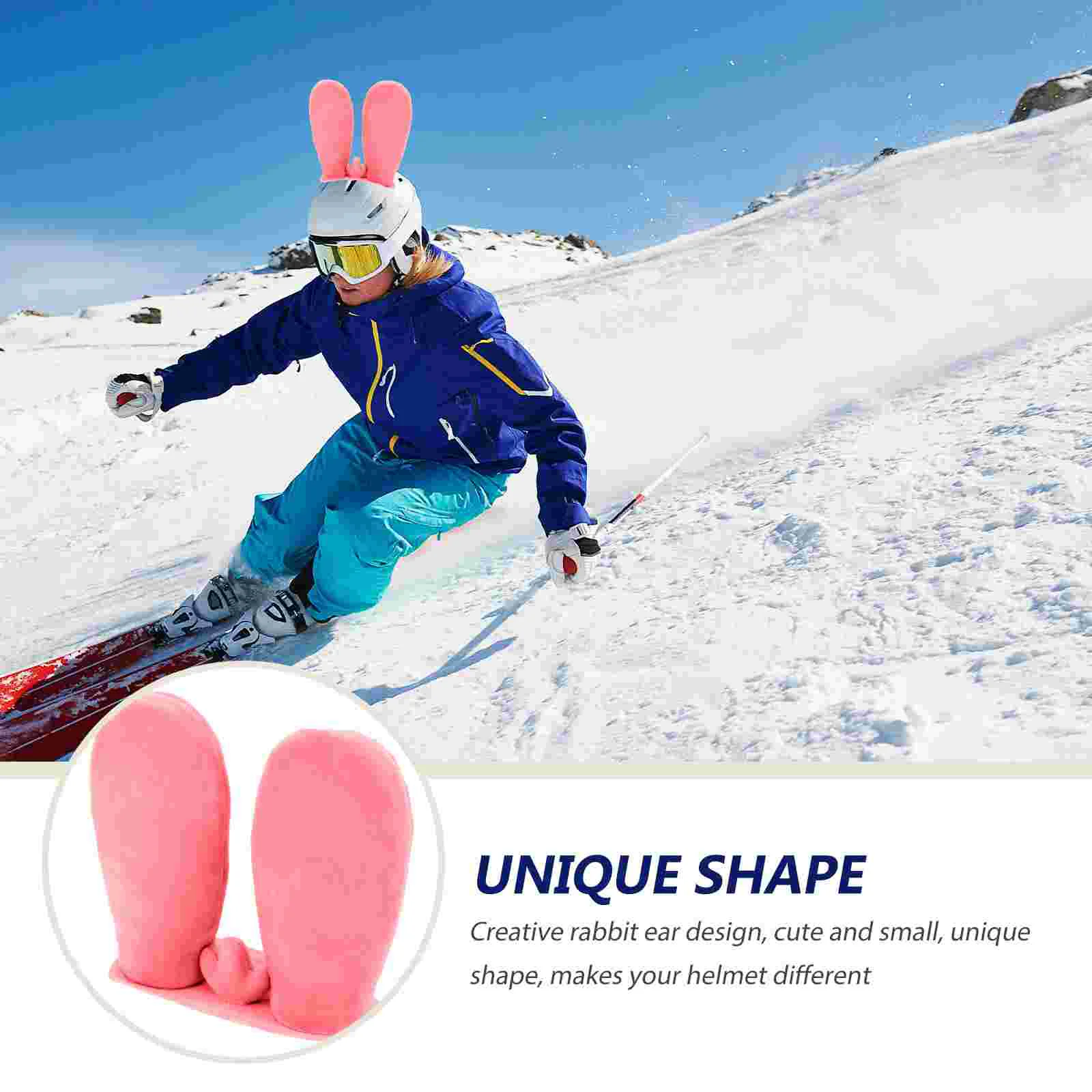 Кроличьи уши орнамент креативное украшение мотоцикл кролик декор аксессуар