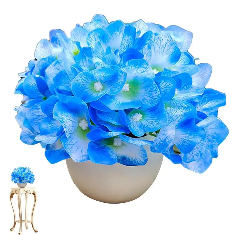 

Цветочный светильник бонсай, декоративный светодиодный ночник для гортензии на батарейках, Энергоэффективный цветочный светильник для ро...