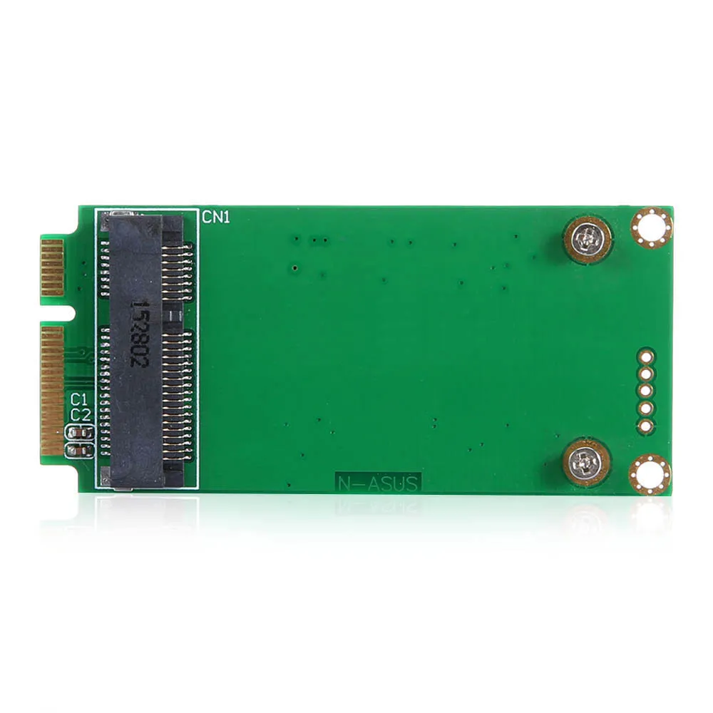 Карта адаптера mSATA Cablecc 3x5 см на 3x7 Mini PCI-e SATA SSD для Asus Eee PC 1000 S101 900 901 900A T91