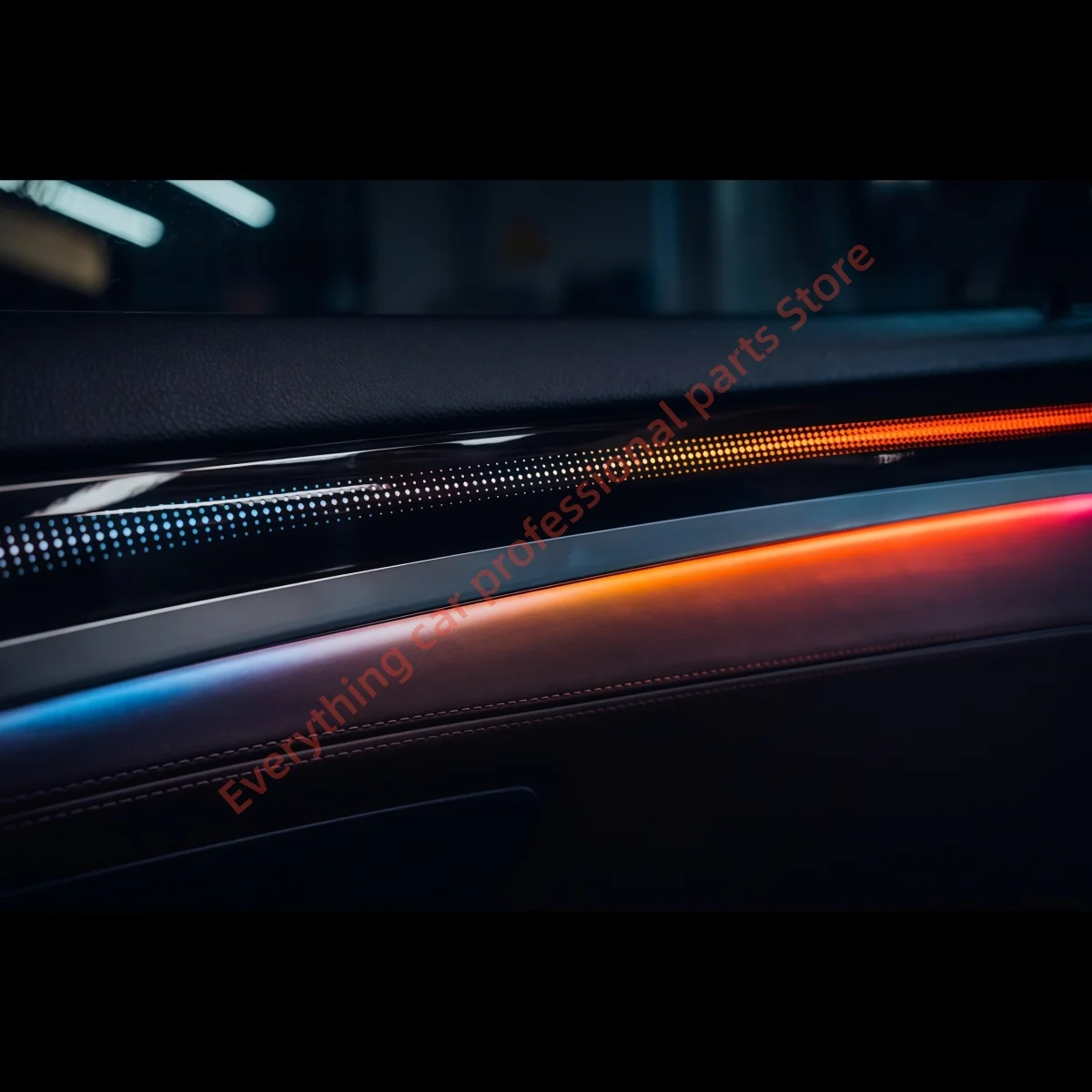 Фото Светодиодная подсветка салона для BMW F10 F11, 64 цвета, динамическая подсветка, модификация интерьера, аксессуары, управление через приложение на экране. №5