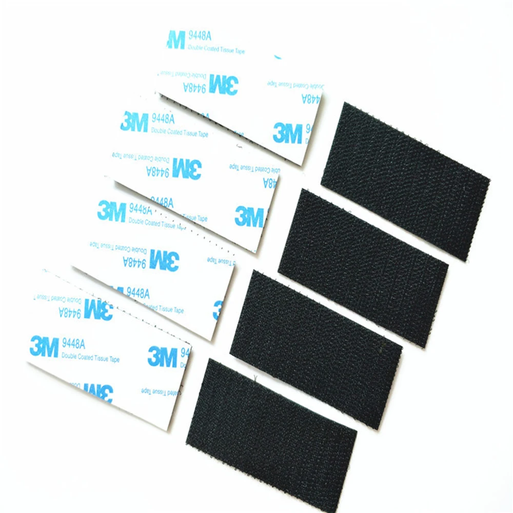 

10PCS Strong Self adhesive Hook and Loop Fastener Tape nylon sticker Hook adhesive fastener hook loop with Glue for DIY craft