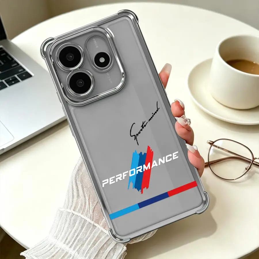 Фото Чехол для телефона Redmi Note 14 Pro Plus, Note 11, 11s, 12, A3, A5, 15A, 13C, 9 Pro, Note 13, 10 Lite, Note 15 Pro, K80, синий, красный, с логотипом №5