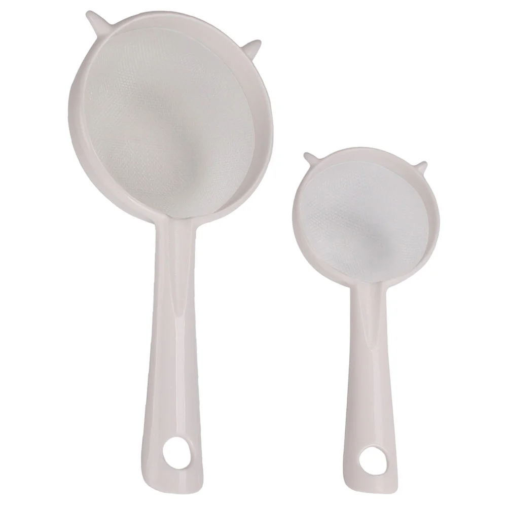 

2pcs Household Soy Milk Strainers with Handle Multipurpose Juice Filters Juice Strainers