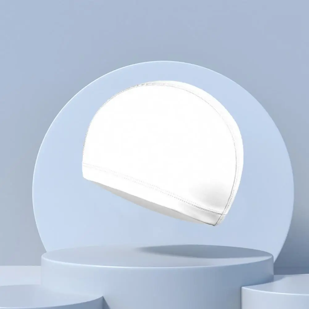 

Невыцветающая практичная Водонепроницаемая шапка для бассейна с защитой ушей без запаха Водонепроницаемая шапка унисекс для плавания для ...