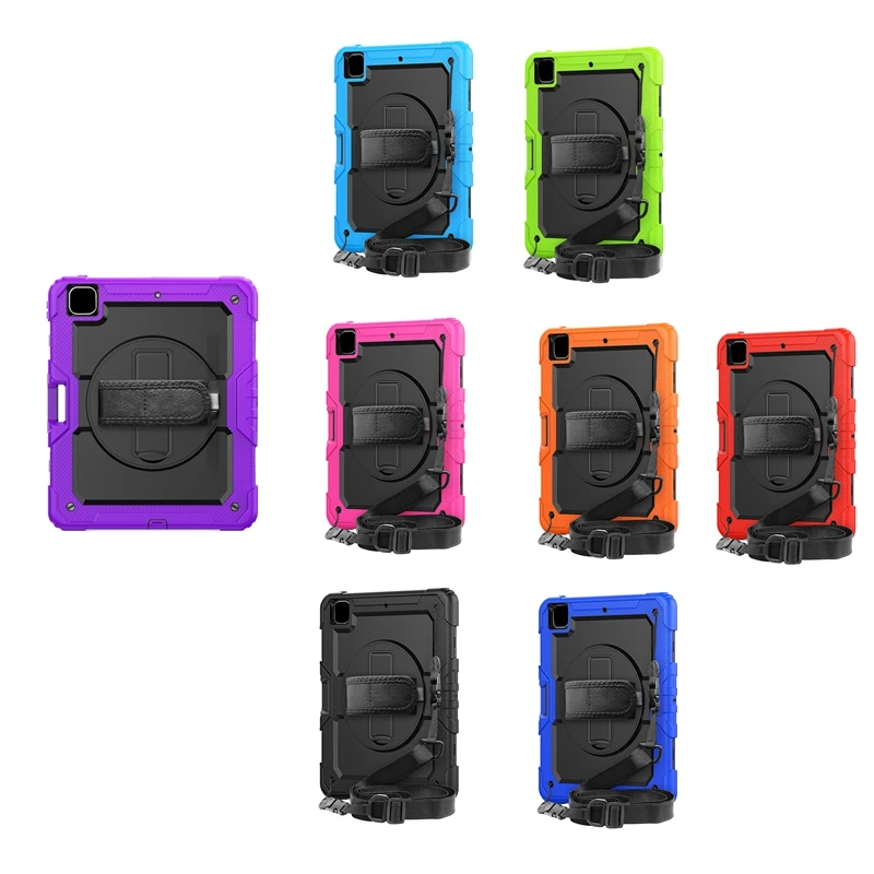 

Suitable For Ipad Pro 12.9 Inch 2021 Multifunctional Horizontal And Vertical Support Flat Protective Shell