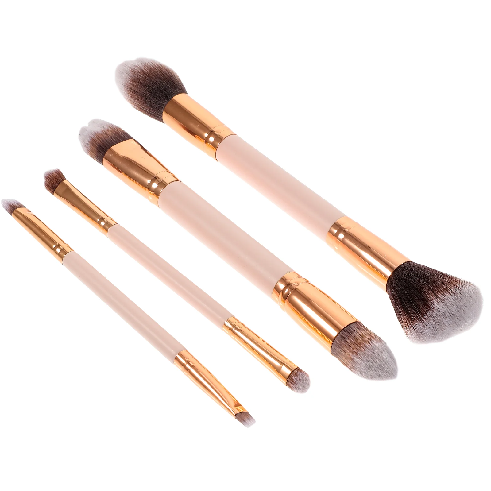 

4 pcs Makeup Brush Premium Wooden Handle Brush Cosmetics Brush Kit for