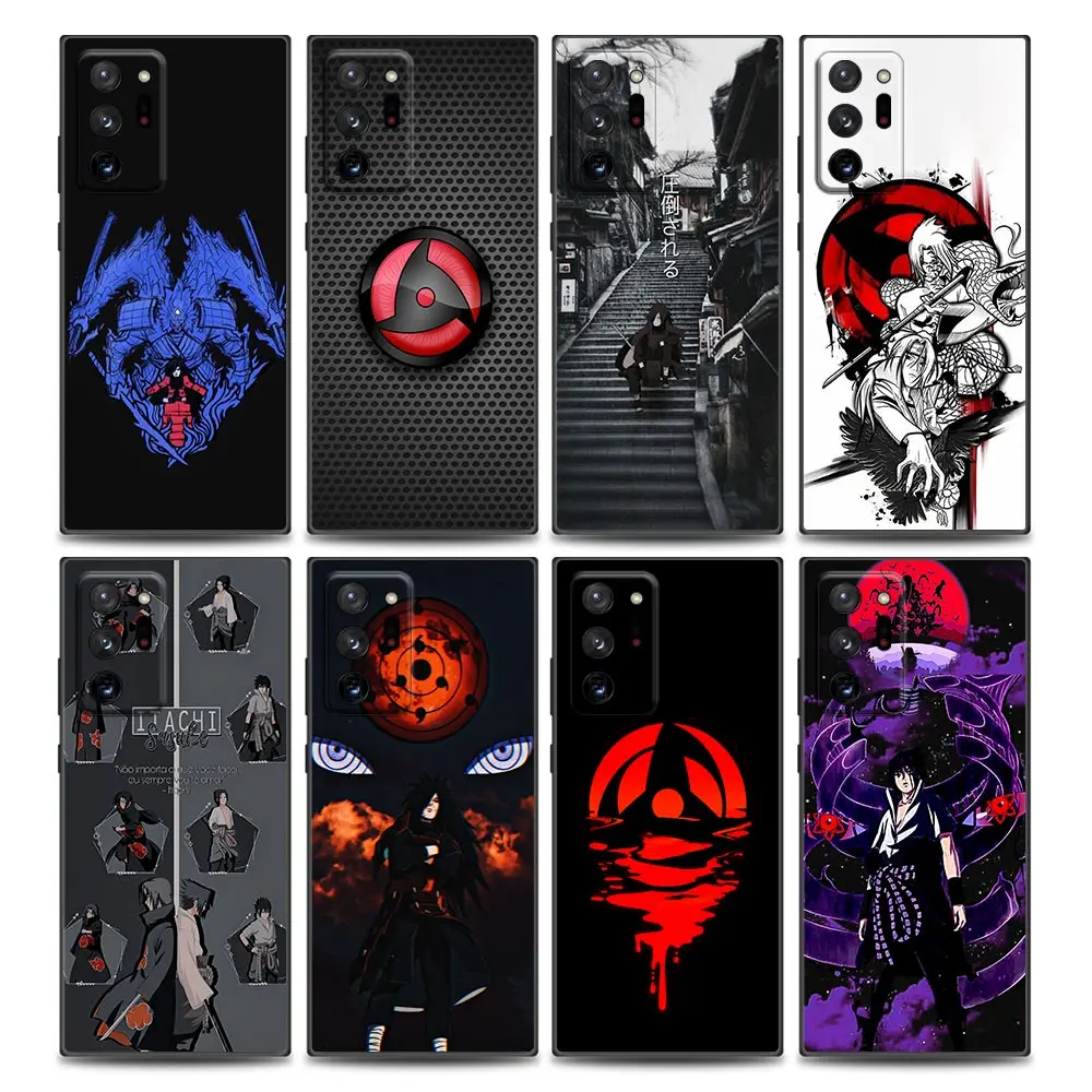 

Naruto Uchiha Madara Sasuke Itachi Phone Case for Samsung Note 8 Note 9 10 M11 M12 M30s M32 M21 M51 F41 F62 M01 Soft Silicone