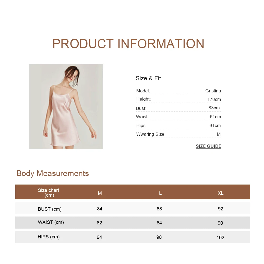 LiliRoms Women Wine Red 100% Mulberry Silk Nightgown Soft Night Dress Sleepwear Girls Mini 19 Momme Scoop Neck Women's Clothing