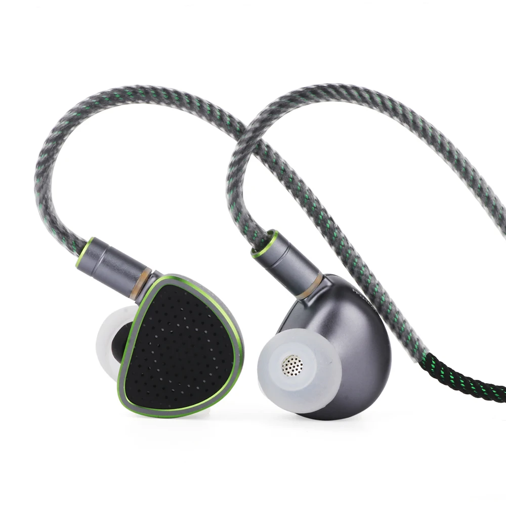 

RAPTGO HOOK-X 14.2mm Open Planar Drive+PZT Drive HiFi Music Monitor DJ Studio In-ear Earphones Detachable 0.78 2pin OCC Cable