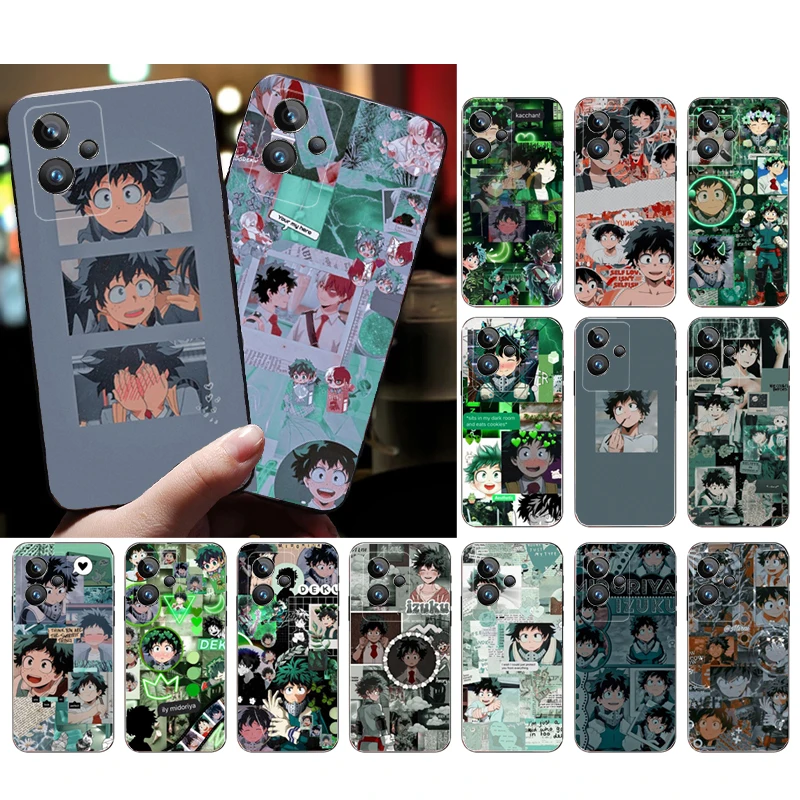 

Case for OPPO Realme GT 2 Pro X2 Pro XT C25S 9 8 7 6 Pro 6i GT Master C3 C21 C21Y C11 X3 SuperZoom Midoriya My Hero Academia