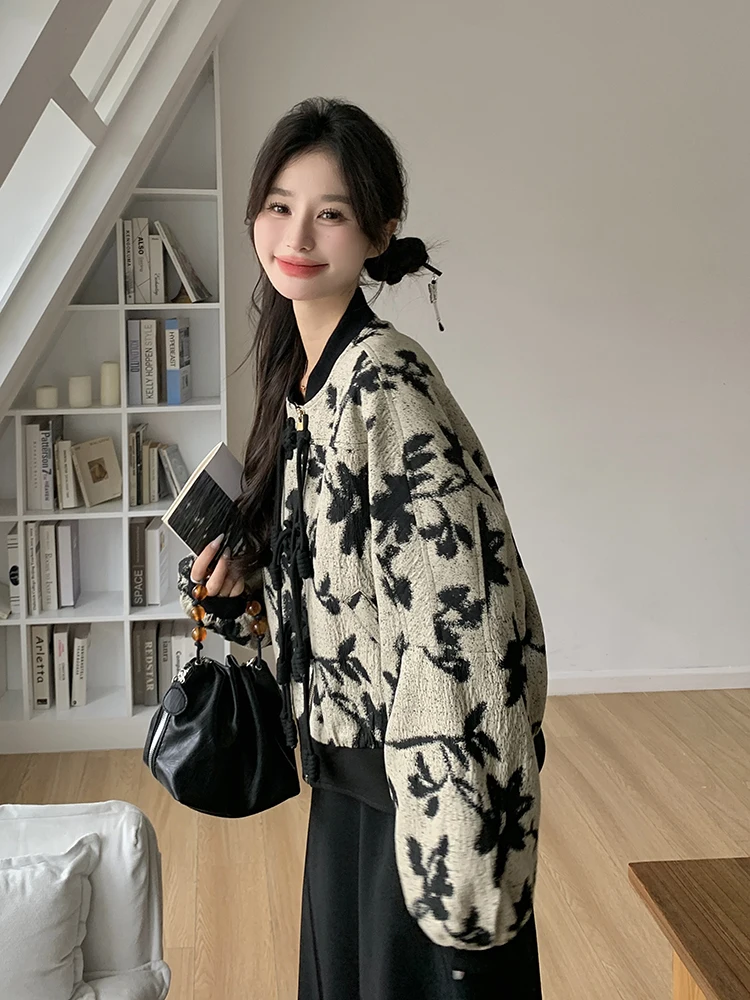 Новая китайская бейсбольная форма с пряжкой и кисточками в национальном стиле