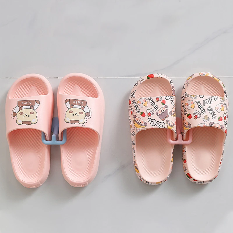 Самоклеящаяся полка для тапочек ванной комнаты простой крючок стеллаж туалета