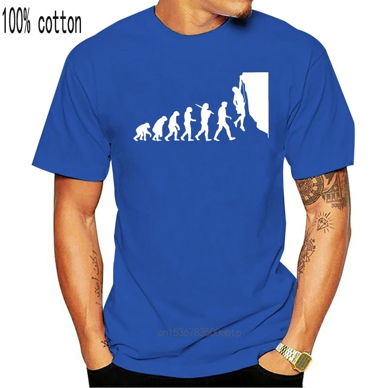 

Camiseta de escalador de evolución de moda, camisa de escalada libre, todos los Szs Clrs, 2020