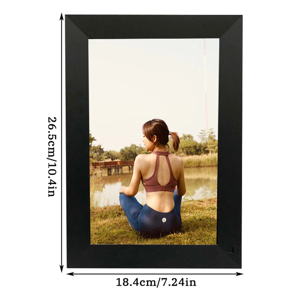 

10 Inch Digital Picture Frame Smart WiFi Electronic Photo Album Painting Video LCD Touch Cloud Frame