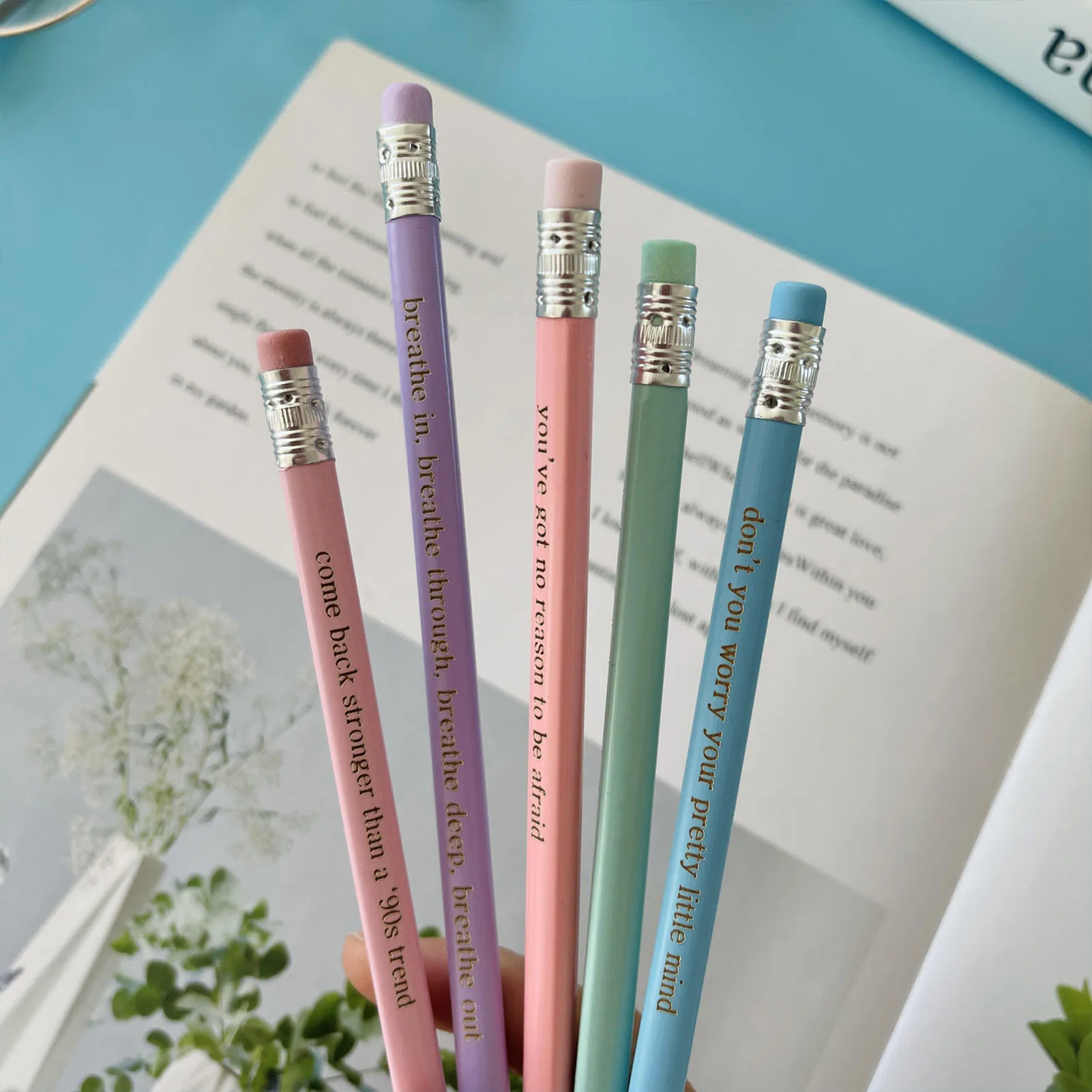 Набор карандашей в стиле рок/печаль для детей набор из 5 деревянных