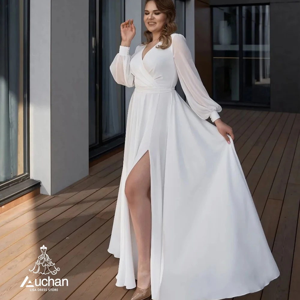 

Auchan V-Neck Dubai Evening Dress Long Sleeves Floor Length Summer Elegant Party New Dress Suit For Women 2023