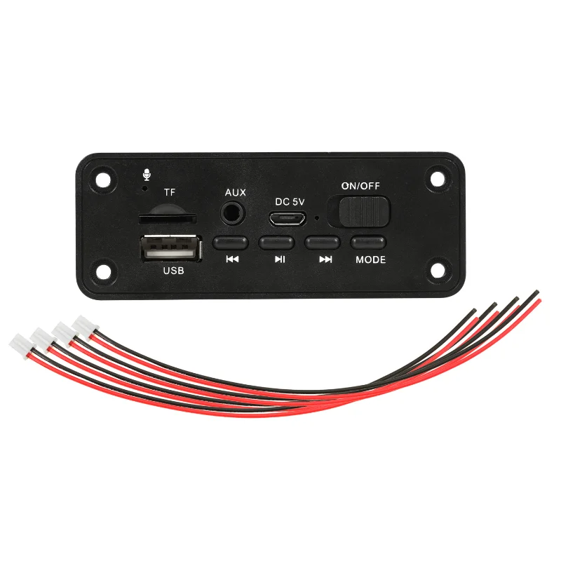 

5V Bluetooth MP3/WMA/WAV Decoder Board Audio Module 2*3W Amplifier Wireless USB SD TF Radio AUX FM MP3 Player for Car Accessary