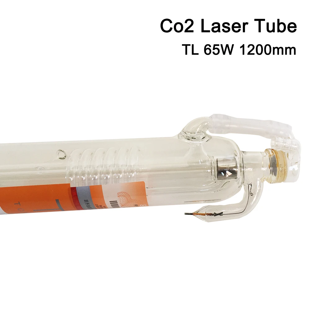 

TONGLI Co2 Laser Tube 65W Length 1200mm Dia.50mm for CO2 Laser Engraving and Cutting Machine TL TLC1200-65