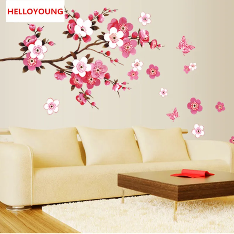 

Фотообои QT-0052 DIY с надписью «Love The Peach», водонепроницаемые настенные наклейки, домашний декор, съемные