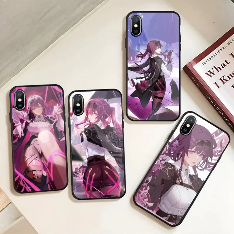 Чехол Honkai для сотового телефона с изображением звезды рельса Кафка iPhone 15 14 13 12 11 XS