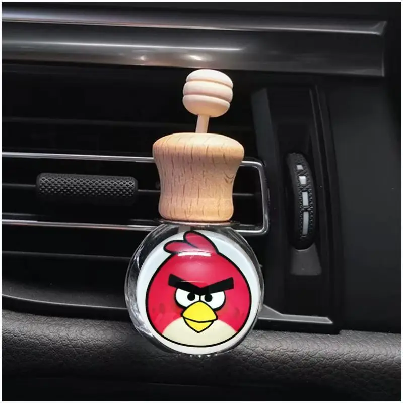 

Angry Birds Anime Cartoon Car Decorative Bottle Car Perfume Car Inner Air Outlet Aromatherapy Empty Bottle Self Adding Fragrance