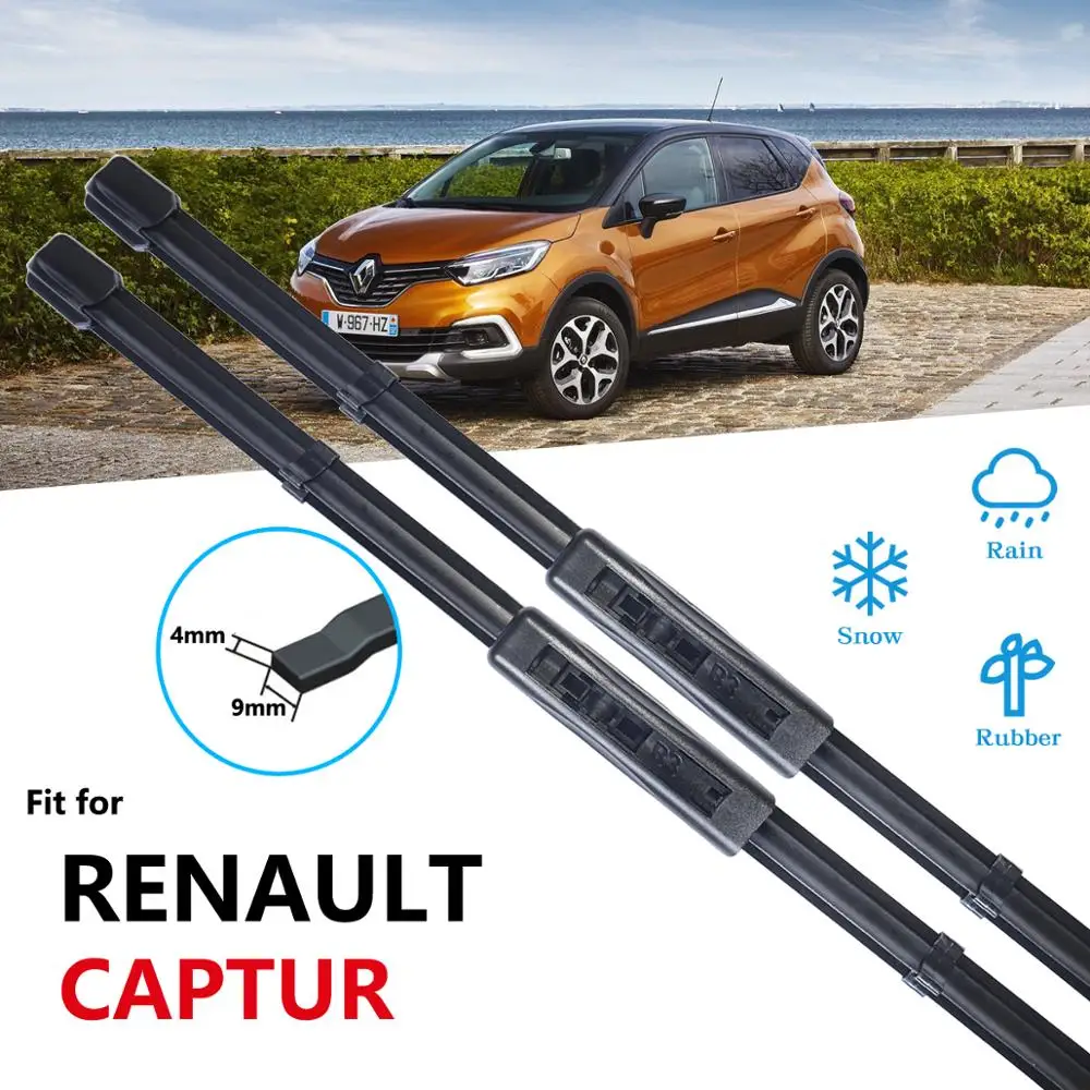 Для Renault Captur 2013 2014 2015 2016 2017 2018 Samsung QM3 автомобильные стеклоочистители щетки