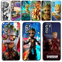 guardians of the galaxy hero groot phone case xiaomi redmi k40 gaming k30 9i 9t 9a 9c 9 8a 8 go s2 6 pro prime silicone cover