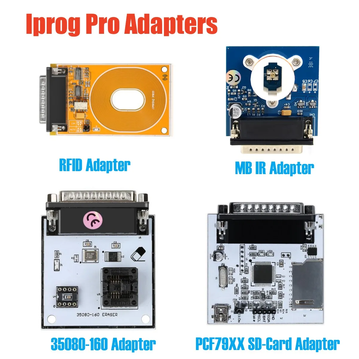 Iprog Adapter PCF79xx SD-Card MB IR 358080/160 RFID for Pro Plus Programmer