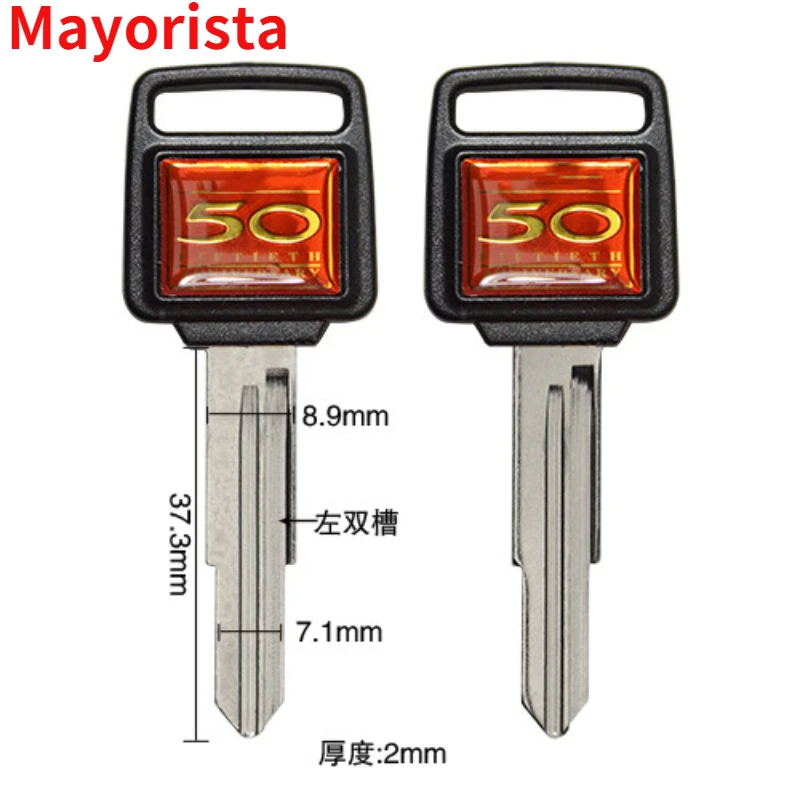 

Mayorista 37mm Motorcycle Parts Uncut Motorbike Keys For HONDA CBR400RR RVF400 VFR400 NSR250R VFR800 VFR1200 VTR1000 ST1300