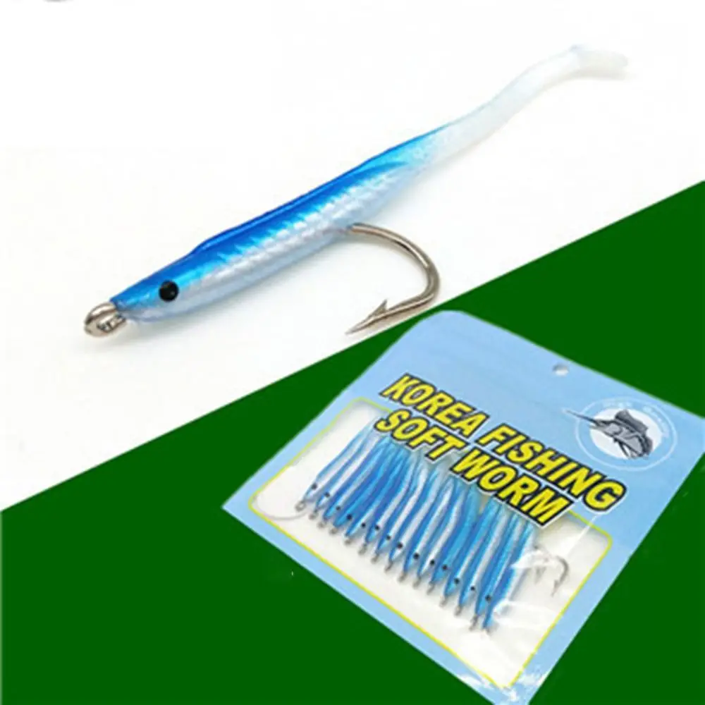 10 шт./партия Силиконовые Рыболовные Приманки