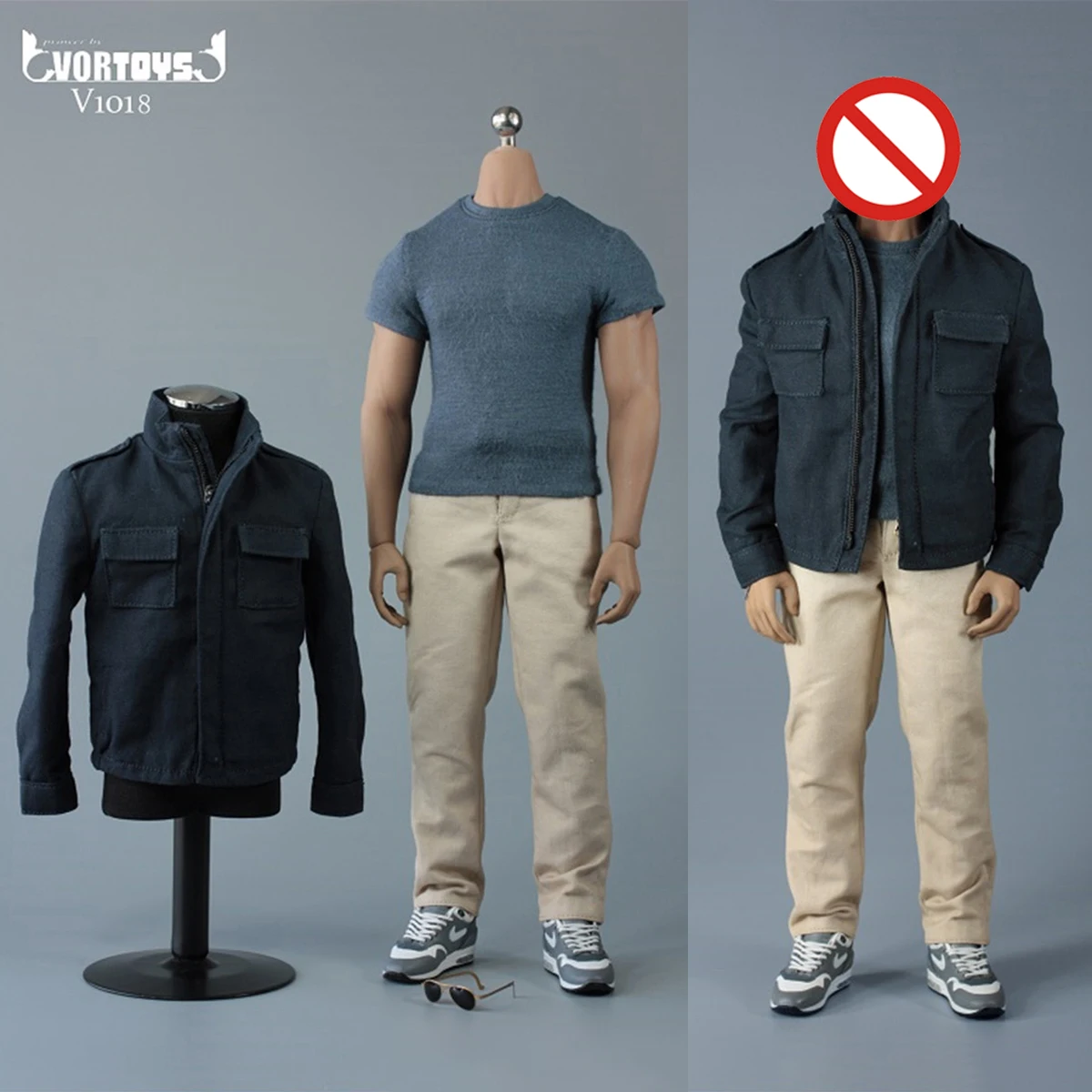 VORTOYS V1018 1/6 Мужская куртка футболка брюки комплект одежды модель Fit 12 дюймов солдат