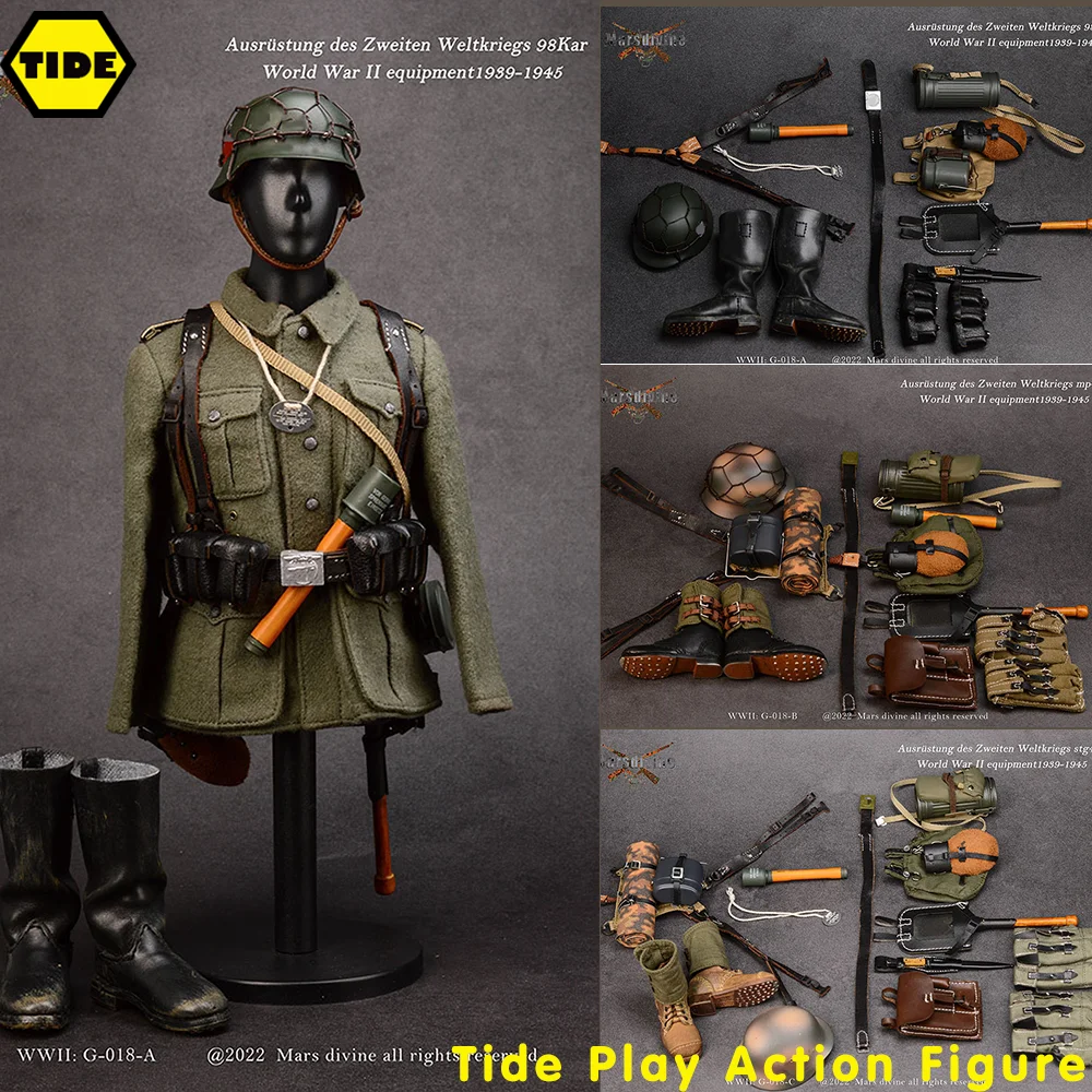 

Mars divine G-018 1/6 Scale World War Ⅱ Equipment Armed Combat Forces Male Soldier Combat Set Model For 12" Action Figure Body