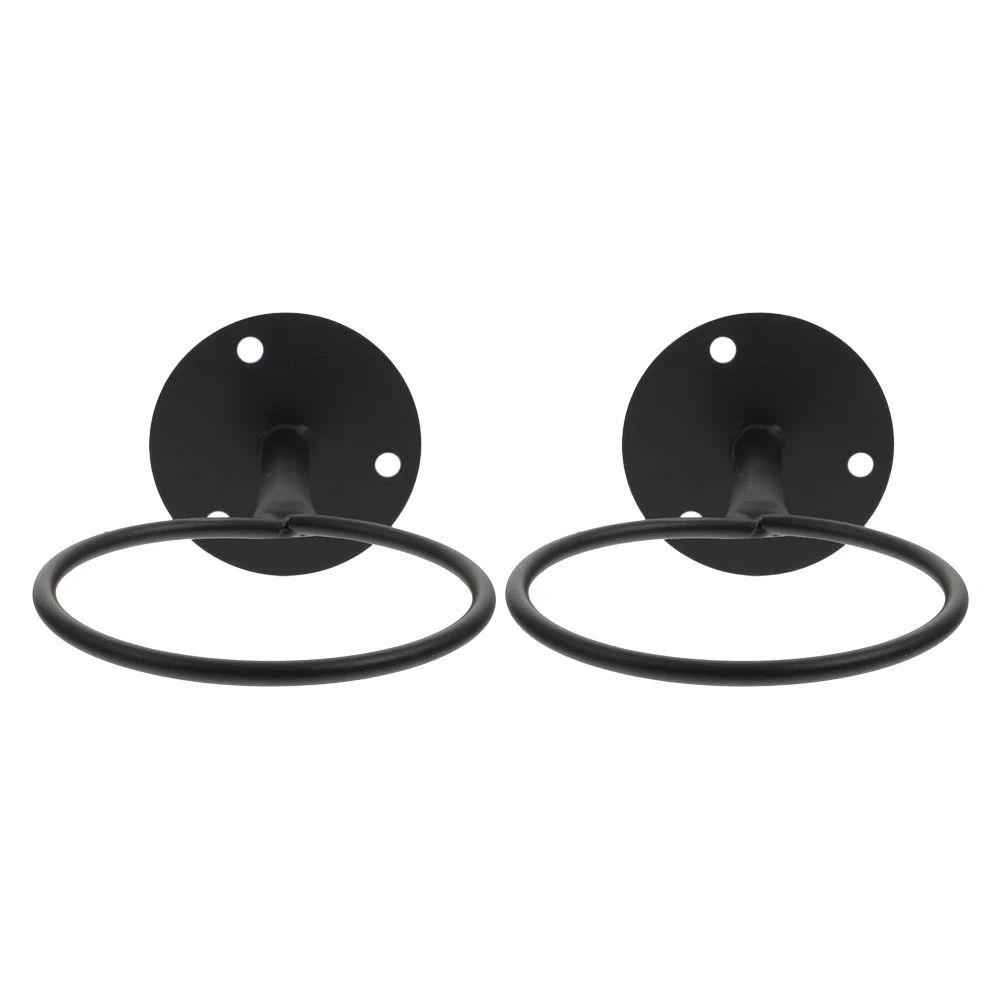 

2 Pcs Display Stands Ball Rack Fitness Soccer Universal Iron Household Basketball