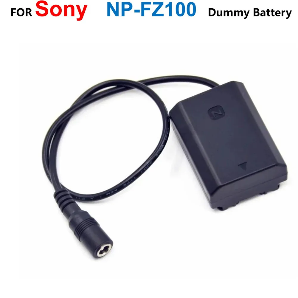 

FZ100 Fully Decoded DC Coupler NP-FZ100 NPFZ100 Fake Battery For Sony Alpha A9 A7RM3 A7RIII A7M3 ILCE-9 A6600 A7M4（A7IV）Camera