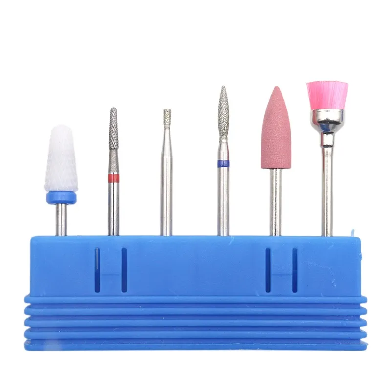 Набор для удаления кутикулы набор из 6 твердосплавных насадок электрической