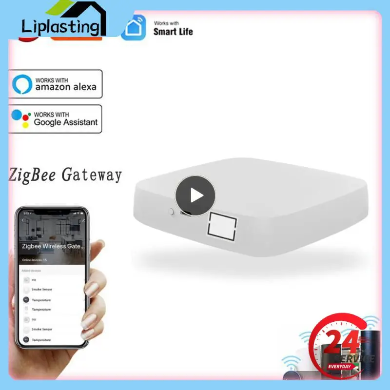 

Smart Gateway Smart Life App Control Tuya Zigbee Bridge Works With Alexa Remote Control Zigbee Gateway Hub Smart Home