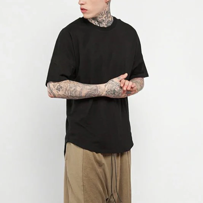 

Мужские футболки с коротким рукавом, Мужская футболка с круглым вырезом, мужские однотонные футболки, топы с оборками, одежда для мужчин