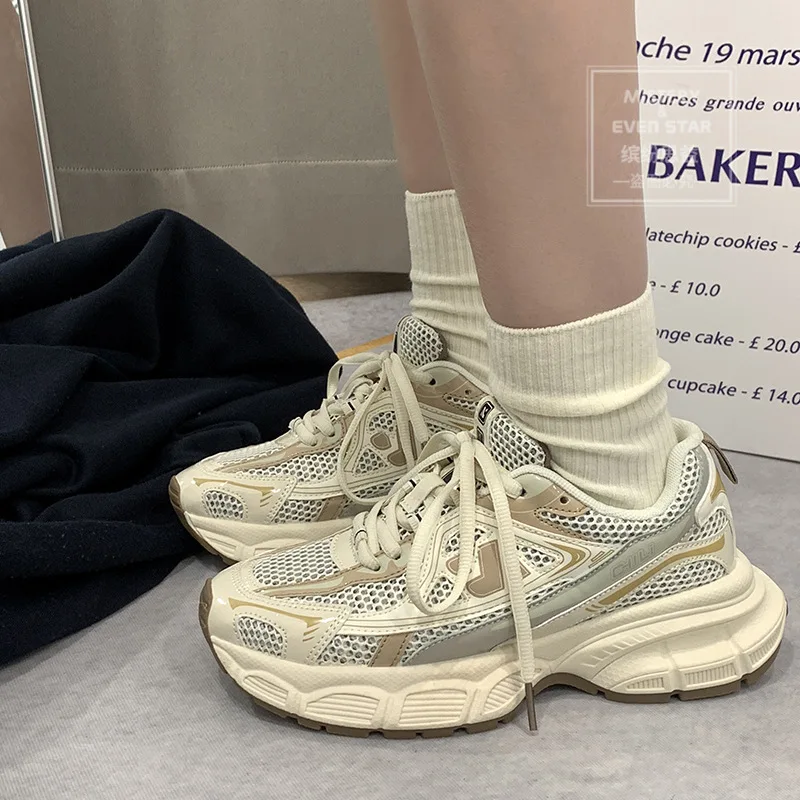 New breathable casual sneakers, women's running shoes, sports training shoes, tennis shoes