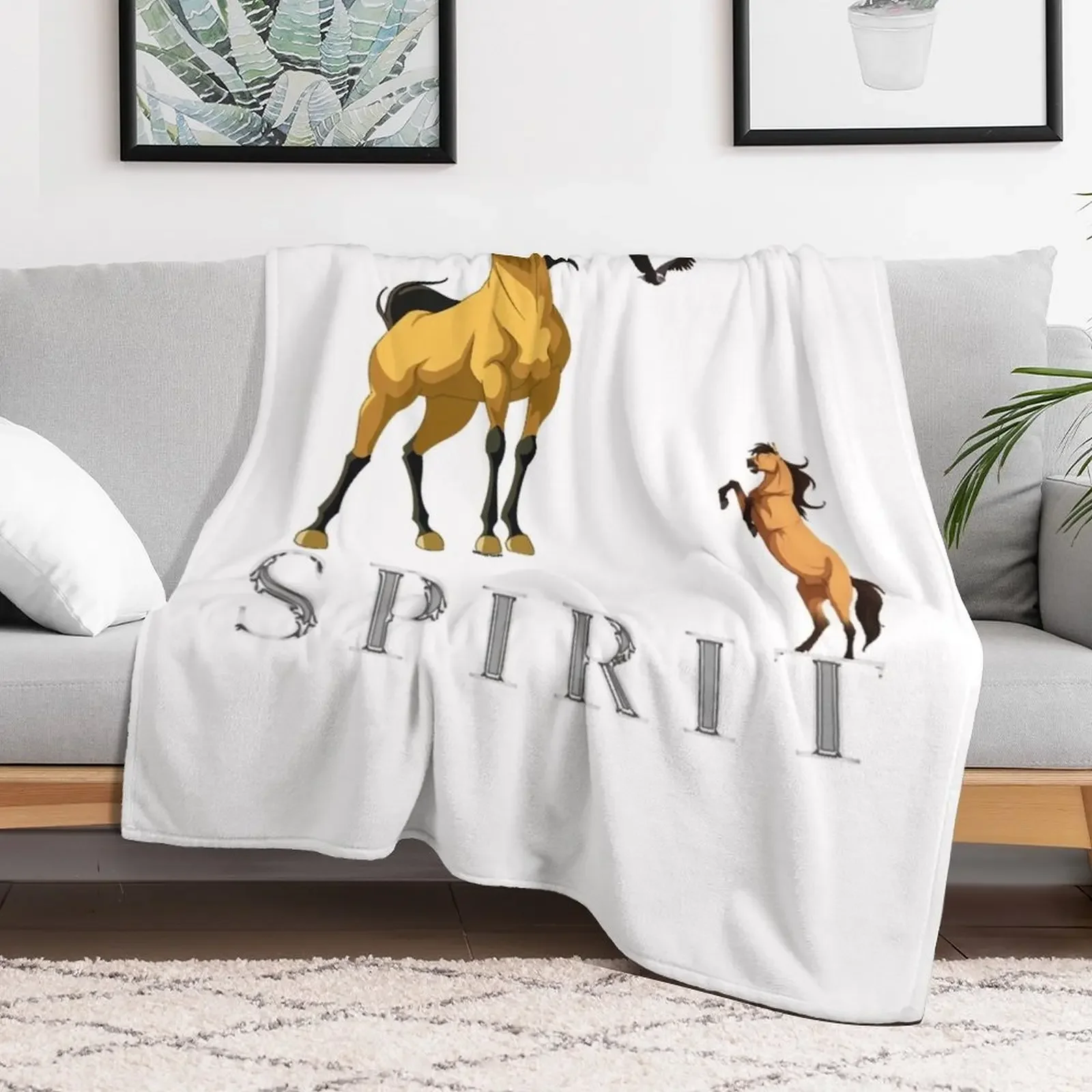 Классическое пледы Spirit Stallion of the Cimarron декоративные диваны одеяла для дивана