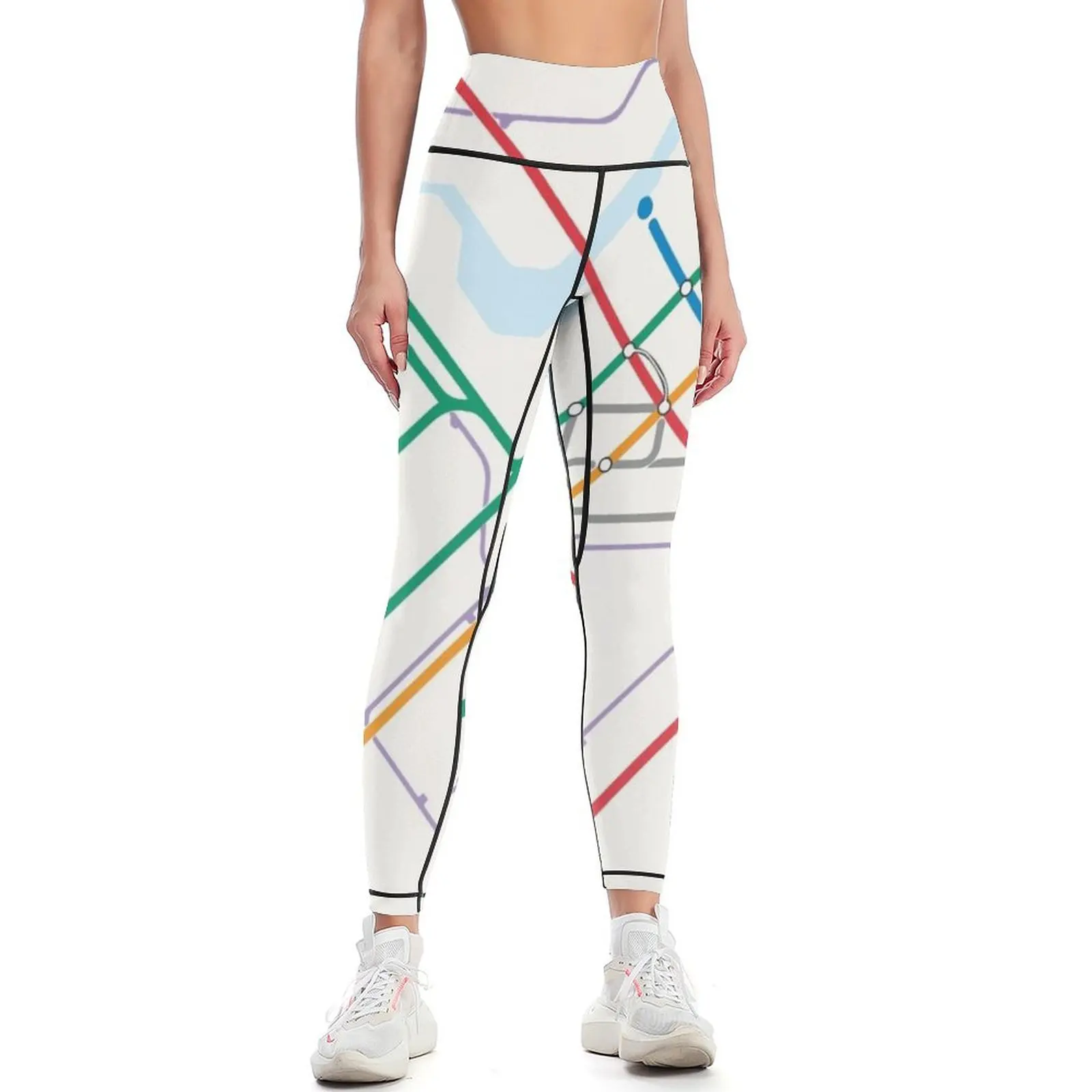 Леггинсы с высокой талией для фитнеса