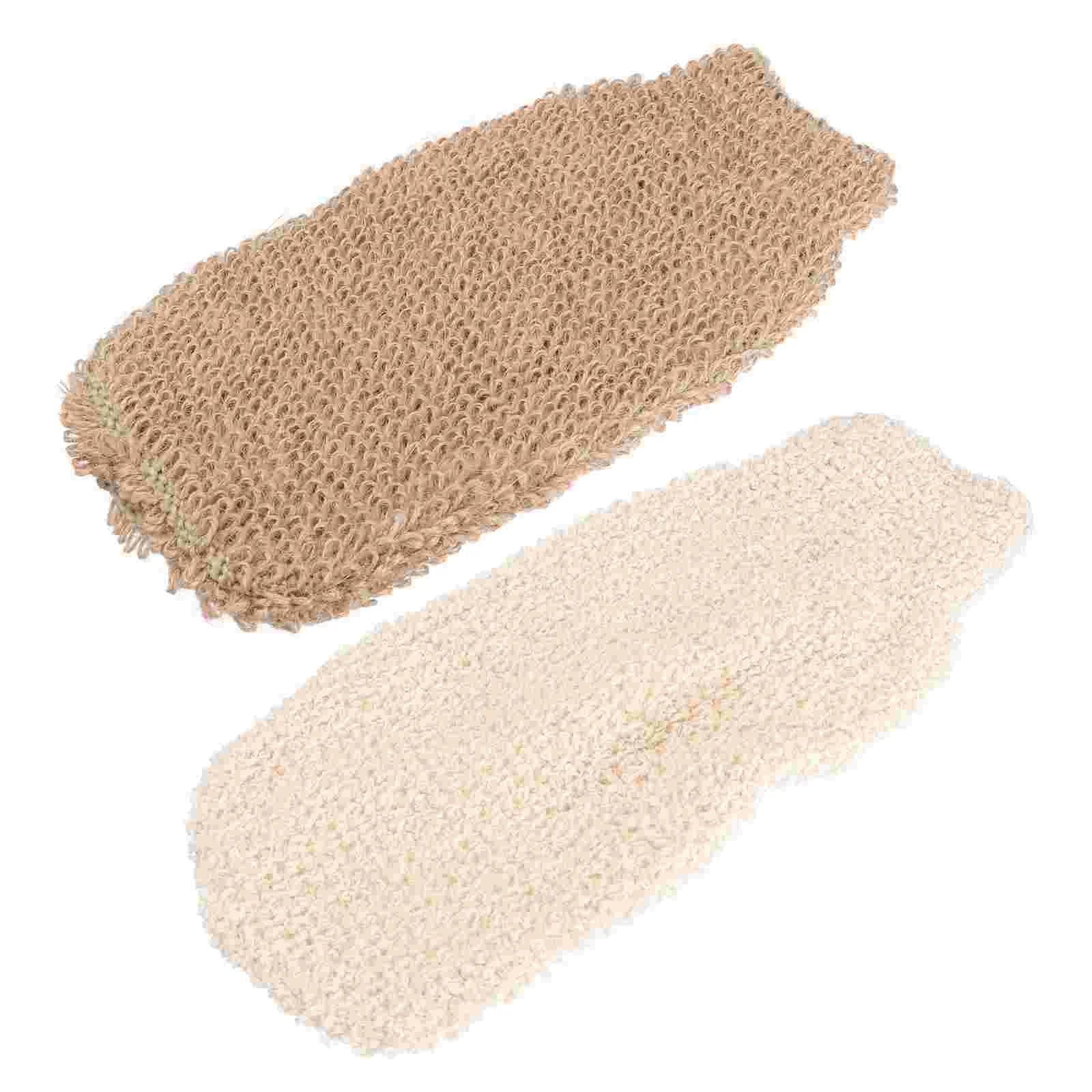 

Towels Loofah Bath Shower Gloves Exfoliating Cleaning Scrub Sponge Body Scrubbing Pads Mitts Skin Glove Cloth Scrubber
