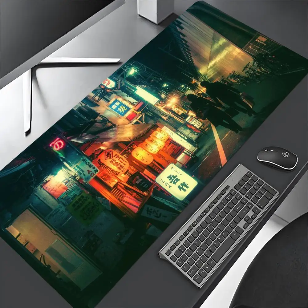 Коврик для мыши Stree японский неоновый 900x400 мм